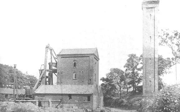 Cornish pumping engine at Lady Pit, c1900